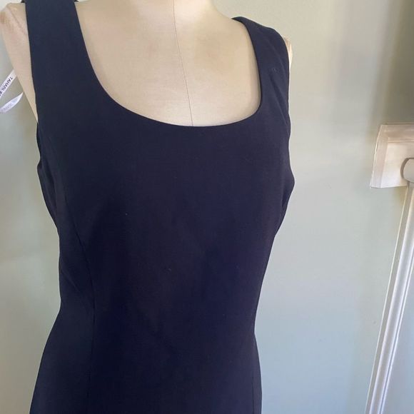 NWT Tahari Women's Navy Blue Midi Dress - Deep Blue - Picture 4 of 8
